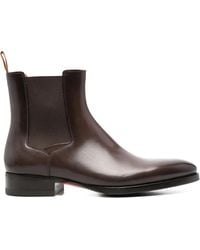 Santoni - レザー チェルシーブーツ - Lyst