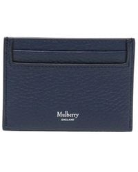 Mulberry - Logo-print Leather Cardholder - Lyst