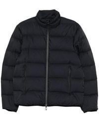Emporio Armani - Logo-Print Quilted Jacket - Lyst