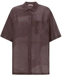 Herno - Resort Floral-Print Silk Shirt - Lyst