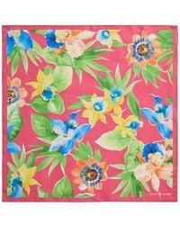 Polo Ralph Lauren - Floral-Print Pocket Square - Lyst