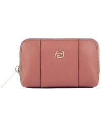 Piquadro - Porte-Clés En Cuir À Plaque Logo - Lyst