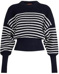 Altuzarra - Stripe-Pattern Crew-Neck Sweater - Lyst