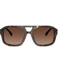 Tory Burch - Tortoiseshell Square Sunglasses - Lyst