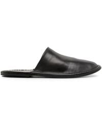 Marsèll - Round-Toe Leather Slippers - Lyst