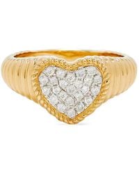 Yvonne Léon - Baby Heart Diamond Ring - Lyst