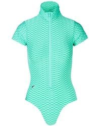 Tessitura Body Couture - 3D Zip-Up Bodysuit - Lyst
