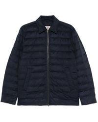 Herno - Zip-Up Collared Padded Jacket - Lyst