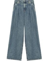 Helmut Lang - Jeans Con Pieghe - Lyst