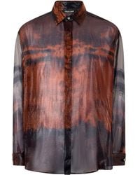 Roberto Cavalli - ガーメントダイ シャツ - Lyst