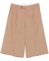 Berwich - Linda Pleated Shorts - Lyst
