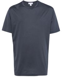 Sunspel - T-Shirt Mit Rundem Ausschnitt - Lyst
