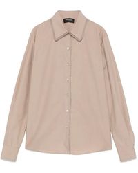 Fabiana Filippi - Beaded-Trim Long-Sleeve Shirt - Lyst