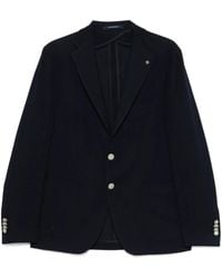 Tagliatore - Jacket With English Rear Vents - Lyst