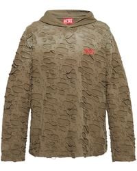 DIESEL - Sweatshirt T-Crane-Ls-Hood - Lyst