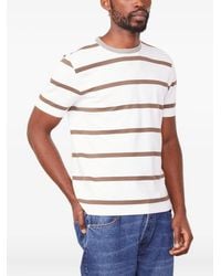 Officine Generale - Camiseta a rayas - Lyst