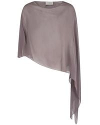 Antonelli - Gedrapeerde Blouse - Lyst