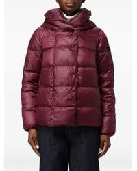 Peuterey - Short Quilted Nylon Puffer Jacket With A Hood And Water-Repellent Finish - Lyst