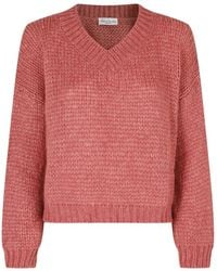 Roberto Collina - Chunky-Knit V-Neck Jumper - Lyst