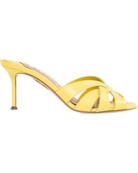 Aquazzura - Copacabana Knotted Leather Sandals - Lyst