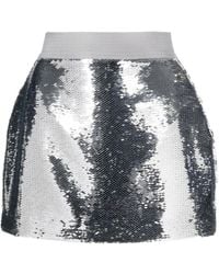Alex Perry - Mini-Rok Verfraaid Met Pailletten - Lyst