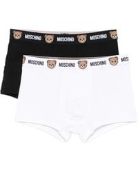 Moschino - Teddy Bear Logo-Waistband Boxers (Set Of Two) - Lyst