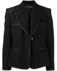 Louis Vuitton Blazer mit Paspeln - Schwarz