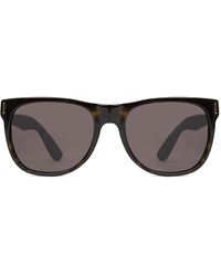 Retrosuperfuture - Snakeskin-Detail Square Sunglasses - Lyst