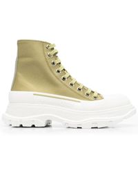 McQueen - Tread Slick Lace-Up Fastening Sneakers - Lyst
