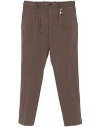 Manuel Ritz - Seoul Viscose Blend Twill Jersey Jogging Trousers - Lyst