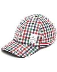 Thom Browne - Cappello Da Baseball A Quadri - Lyst