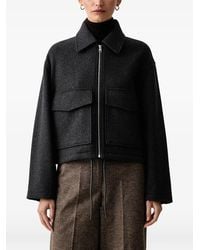 Marc O' Polo - Zip-Up Flap-Pocket Cropped Jacket - Lyst