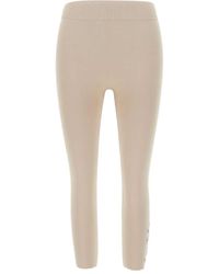 Max Mara - Logo-Print Leggings - Lyst