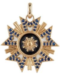 Storrow Jewelry - Florence Sapphire Medallion Pendant - Lyst