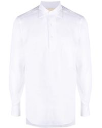 Manebí - Button-up Linen Shirt - Lyst