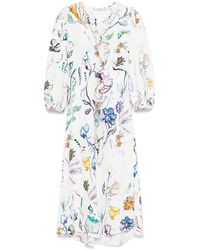 Dorothee Schumacher - Floral Power Midi Dress - Lyst