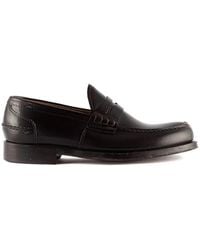 Green George - Penny-Bar Stitching Loafers - Lyst
