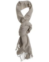 Lardini - Bufanda De Cachemira Con Flecos - Lyst