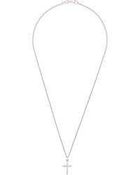 Northskull Collar con colgante de cruz - Multicolor