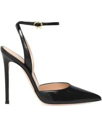 Gianvito Rossi - 115Mm Cara Ankle-Strap Heeled Pumps - Lyst