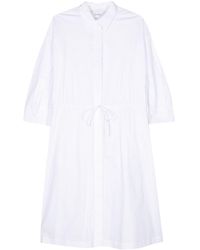 Nude - Poplin Midi Shirt Dress - Lyst