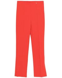 Marc Cain - Logo-Appliqué Trousers - Lyst