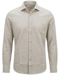 Xacus - Long-Sleeve Button-Down Shirt - Lyst