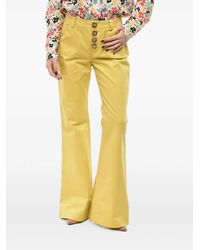 Ines De La Fressange Paris - Patch-Pocket Bootcut Trousers - Lyst