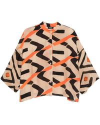 Dixie - Overhemd Met Abstracte Print - Lyst