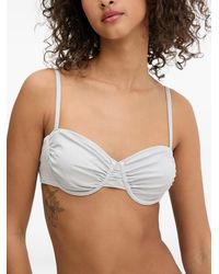 ARMANI EXCHANGE - Ruched Underwired Bikini Top - Lyst