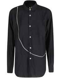 Comme des Garçons - Asymmetric Zip-Detail Shirt - Lyst