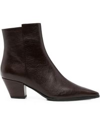 Roberto Festa - Milia Point-Toe Leather Ankle Boots - Lyst