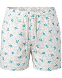 MC2 Saint Barth - Lighting Micro Stretch Turtle-Print Swim Shorts - Lyst
