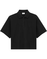 Saint Laurent - Cassandre Polohemd Aus Piqué - Lyst